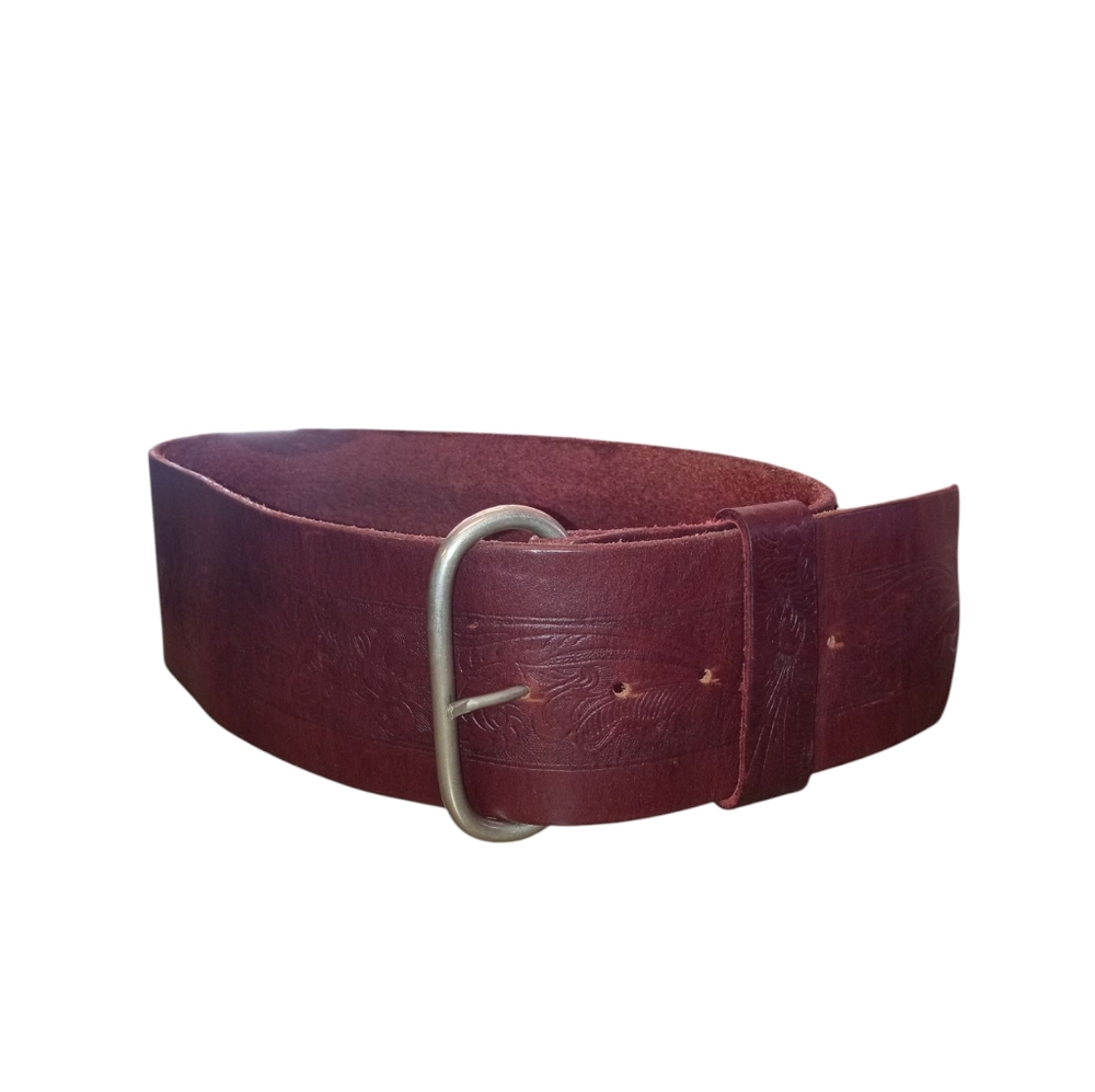 Hollywood Trading Company Women's Thick Leather Belt